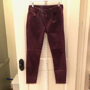 Dark Red Articles of Society jeans size 30